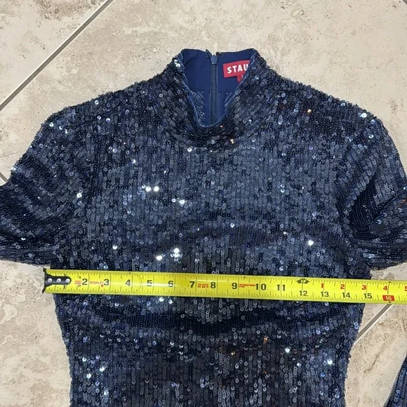 Staud Sequin Liza Mini Dress NWOT - Picture 12 of 15